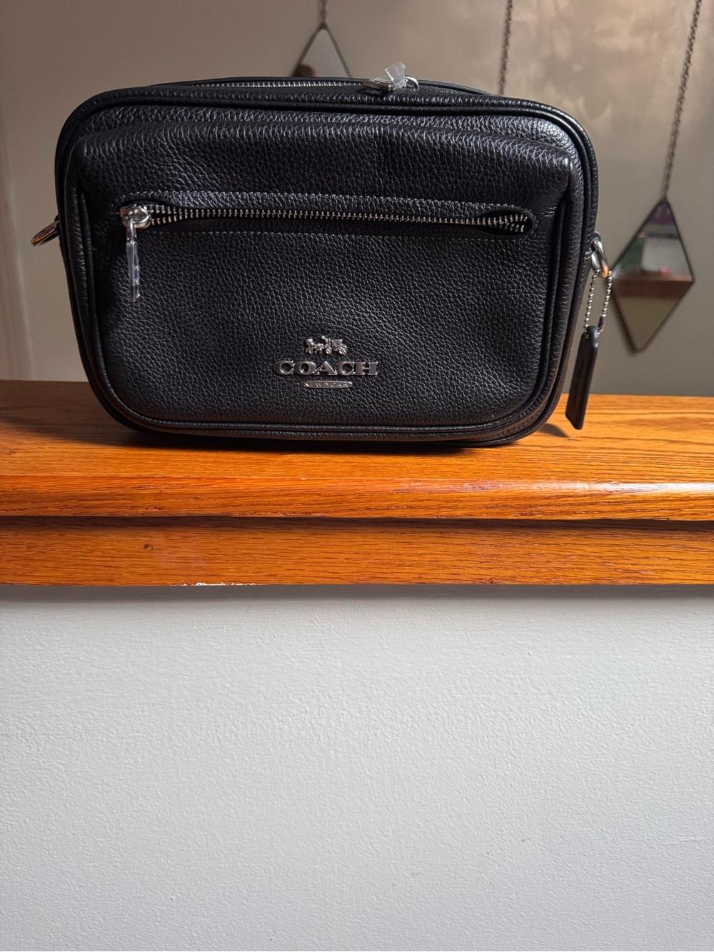Elias Crossbody Pebble leather bag New without tags